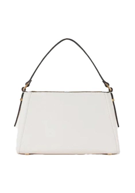 Borsa ELISABETTA FRANCHI donna BS36A56 Bianca piccola effetto pelle logo tracolla ELISABETTA FRANCHI | Borse | BS36A56DZ9